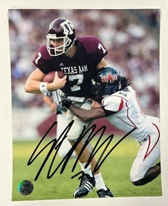 Stephen McGee Texas A&M Signed/Autographed 8x10 Cowboys Photo NB Autographs COA - Picture 1 of 4