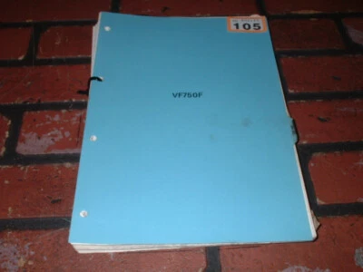 GENUINE HONDA VF750F FACTORY & DEALERS WORKSHOP MANUAL.FREE U.K. POST. - Image 1 of 2