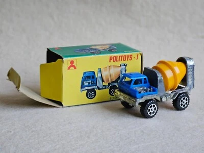 Politoys betoniera Perlini J 24 "Nuovo "1:66 - 1973 (no matchbox) - Immagine 1 di 4