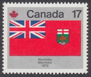 Canada - #825 Canada Day 1979 - Provincial & Terr. Flags - Manitoba - MNH - Picture 1 of 1