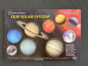 National Geographic Our Solar System Wooden Puzzle RoseArt NASA Planet Photos - Picture 1 of 11