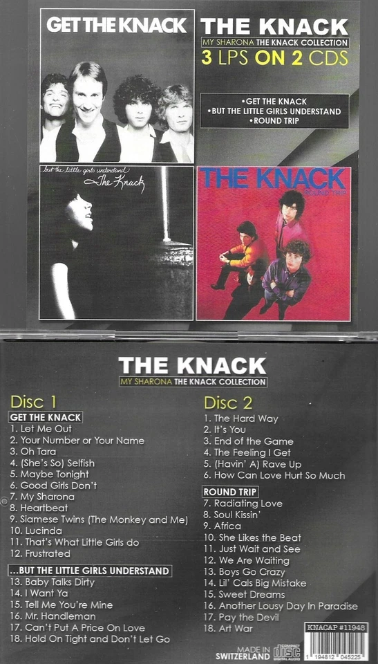 KNACK - MY SHARONA/THE KNACK COLLECTION-3 LPS ON 2 CDS-NEW IMPORT Foto 1 de 1