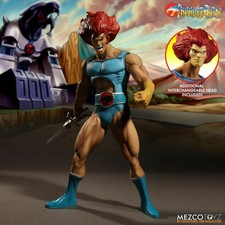 Mezco Thundercats LION-O 2 Head 14" Mega Scale Figure Deluxe Edition Damaged Box