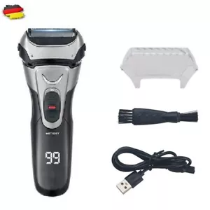 Rasierer Herren Elektrischer Rasierapparat Elektrorasierer Nass/Trocken-Rasierer - Bild 1 von 14