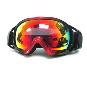 Adult Snowboard Ski Goggles Anti Fog Smoke Double Lens Motocross Sunglass Snow - Picture 1 of 1