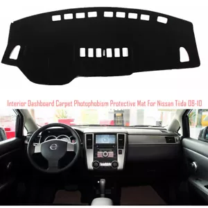 Interior Dashboard Carpet Sun Shade Protective Pad Cover For Nissan Tiida 08-10 - Bild 1 von 9