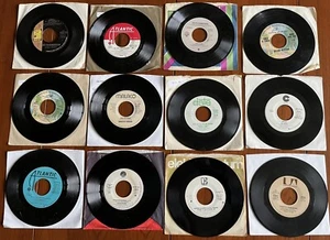 Huge Lot of (12) R&B Promo 45 RPM Records - Picture 1 of 2