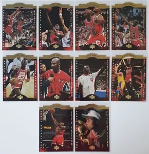 1996 Upper Deck Michael Jordan "A Cut Above" COMPLETE SET (10 Cards) - Rare - Picture 1 of 5