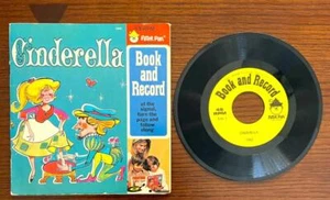 Vintage Cinderella 45 rpm Record Peter Pan USA & Book by Mulder & Zoon Amsterdam - Picture 1 of 4