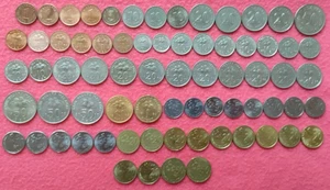 Malaysia Lot 71 verschiedene Münzen 1 Sen-1 Ringgit (1967-2024) - Bild 1 von 5