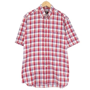 Vintage Bogner Men Shirt Plaid Flannel Cotton Sm0 Size 40 - Picture 1 of 7