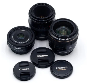 Canon EF/EFS Lenses For Parts/Repair: 24mm F/2.8 STM, 28mm F/1.8 USM, 50mm F/2.5 - Picture 1 of 14
