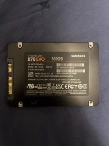 Samsung V-NAND SSD 870EVO 500GB SATA 2.5" SSD Solid State Drive MZ-77E500 - Afbeelding 1 van 2