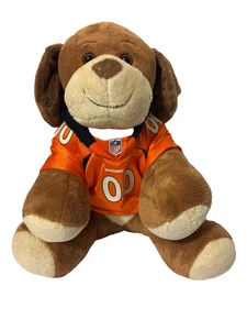 Peluche Build-A-Bear ~ NFLDenver Broncos 00 perro fanático con camiseta de los Broncos de la NFL Go Team - Imagen 1 de 11