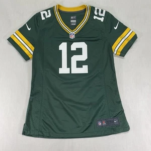 Camiseta de fútbol americano para mujer Nike On Field Green Bay Packers #12 Aaron Rodgers NFL MED - Imagen 1 de 9