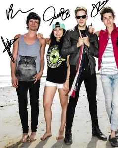 * THE SUMMER SET * signed 8x10 photo * BOOMERANG * LIGHTNING IN A BOTTLE * COA * - Picture 1 of 2