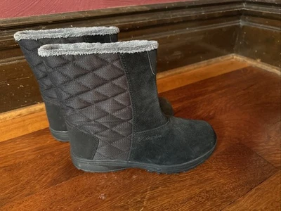 Zapato para nieve Columbia Ice Maiden Slip III para mujer negro/grafito talla 7,5 EE. UU. Foto 1 de 4