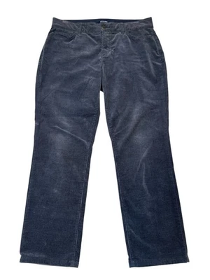 Chaps Petite Slimming Fit Straight Leg Dark Brown Corduroy Pants Women's Sz 10P - Image 1 of 4