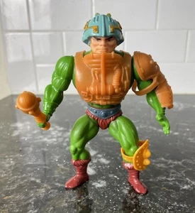 VINTAGE 1981 Man At Arms 100% COMPLETE MOTU Masters Of The Universe Soft Head!! - Picture 1 of 9