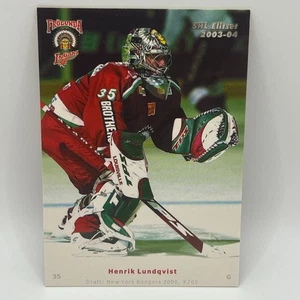 2003-04 Swedish SHL Henrik Lundqvist RC #170 - Picture 1 of 2
