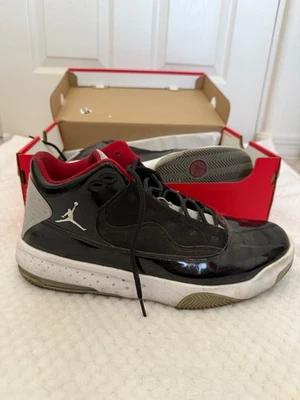 Men's Size 11 - Air Jordan Max Aura 2 Black Cement/Red/White  - Image 1 of 3
