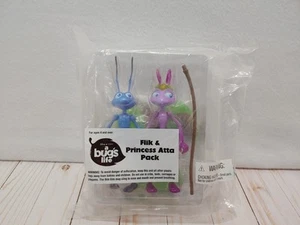 New 1998 Vintage Disney Pixar A Bug's Life Flik & Princess Atta Pack Mattel - Picture 1 of 6