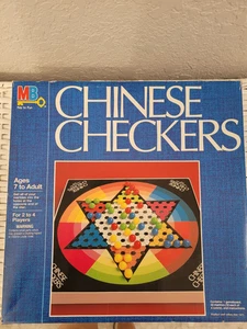 VINTAGE CHINESISCHES DAMEBRETTSPIEL VON MILTON BRADLEY 1992 KOMPLETT GEBRAUCHT - Bild 1 von 4