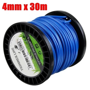 30m Length 4mm Dia Heavy Duty Nylon Round Trimmer Line Brushcutter Cord Wire - Picture 1 of 5