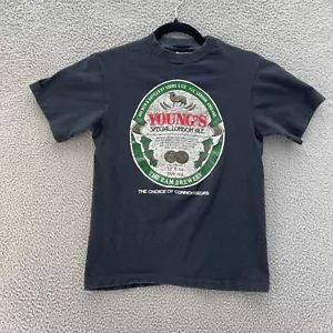 Vintage Hanes Beefy T Single Stitch T-Shirt Small Youngs Special London Ale * - Picture 1 of 8