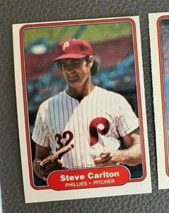 Steve Carlton 1982 Fleer #243 card - Philadelphia Phillies