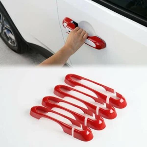 ABS Red Jeep Door Handle Inserts Door Handle Cover For Jeep renegade 2017&2016 - Foto 1 di 7
