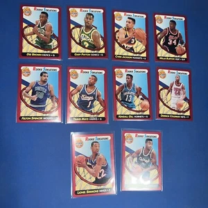 🔥1991 Fleer Basketball Rookie Sensations 🔥Gary Payton + 9 NBA 🔥1111 - Picture 1 of 6