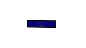 Patch Aufnäher Aufnäher Stickerei Thermoaufnäher bedruckt Flagge Europa Europa Union - Bild 1 von 1