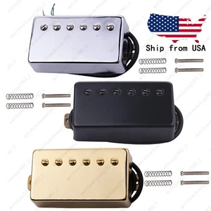 Guitar Humbucker Pickup Ceramic Magnet Neck/Bridge Set Fit LP Guitar in 3Color - Picture 1 of 19