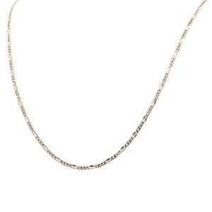 Goldkette Fantasie Figaro Kette 585 Rotgold 50cm Kette Necklace Gelbgold Schmuck - Bild 1 von 3