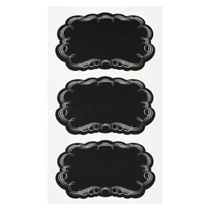 BLACK CHALKBOARD BUBBLE LABELS by Recollections - 9 pcs - Picture 1 of 2