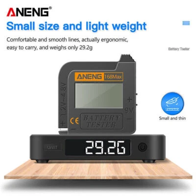 ANENG 168Max Digital Lithium Battery Tester Checker AAA AA Button Cell Analyzer - Image 1 of 4