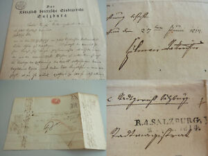 Vorphila-Brief 1814: Stadtgericht Salzburg An Magistrat IN Vienna, Vormundschaft