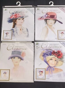 Heritage Stitch Craft-John Claytons Counted Cross Stitch-Elegance-Chart Only x 4 - Bild 1 von 9