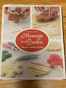 Williams-Sonoma Message in a Cookie Holiday Christmas Cookie Cutters Customize - Picture 1 of 5