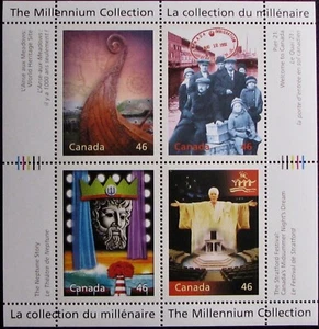 2000 CANADA #1827: VF MNH 'Canada's Cultural Fabric' - Millennium Mini-Sheet - Picture 1 of 1