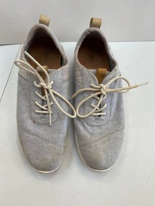 Toms The Original Damen-Schnürschuhe Sneaker grau Freizeit bequem Größe 8M - Bild 1 von 11