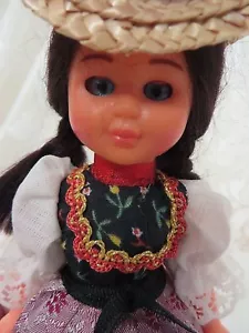 VINTAGE DOLL Trachten Wilhelm Nur Echt Mit Diesem Siegel W. Germany - Bild 1 von 4