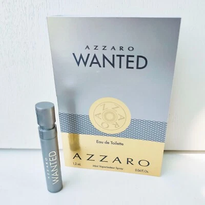 Azzaro Wanted Eau de Toilette mini Spray for men, 1.5ml, Brand New! - image 1 of 4