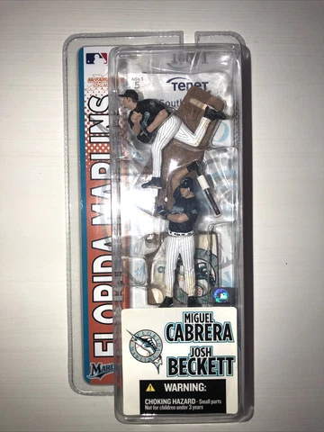 McFarlane TOYS Florida Marlins Miguel Cabrera Josh Beckett 2 Pack FIGURINES SGA Cover