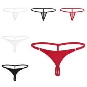 Calzoncillos cómodos para mujer ropa interior lencería cuerda en G bragas entrepiernas tangas - Imagen 1 de 37