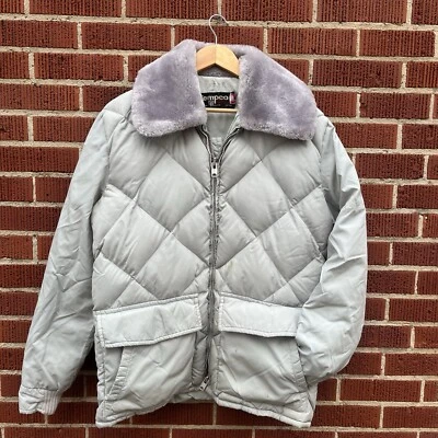 ❄️1980s Tempco Quilted Down Insulated Fur Collar Puffer Coat❄️ - Image 1 of 4