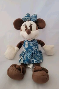 Minnie Mouse Aulani 12" Plush Disney Resort & Spa Hawaii Island Style Flip Flops - Picture 1 of 6