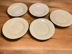 Juego de 5 platos de cena de gres amarillo pálido ámbar Sausalito Pottery Barn #56 - Imagen 1 de 4