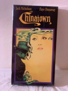 Chinatown VHS Movie Tape Jack Nicholson & Faye Dunaway Paramount 1974 Vintage Fi - Bild 1 von 3